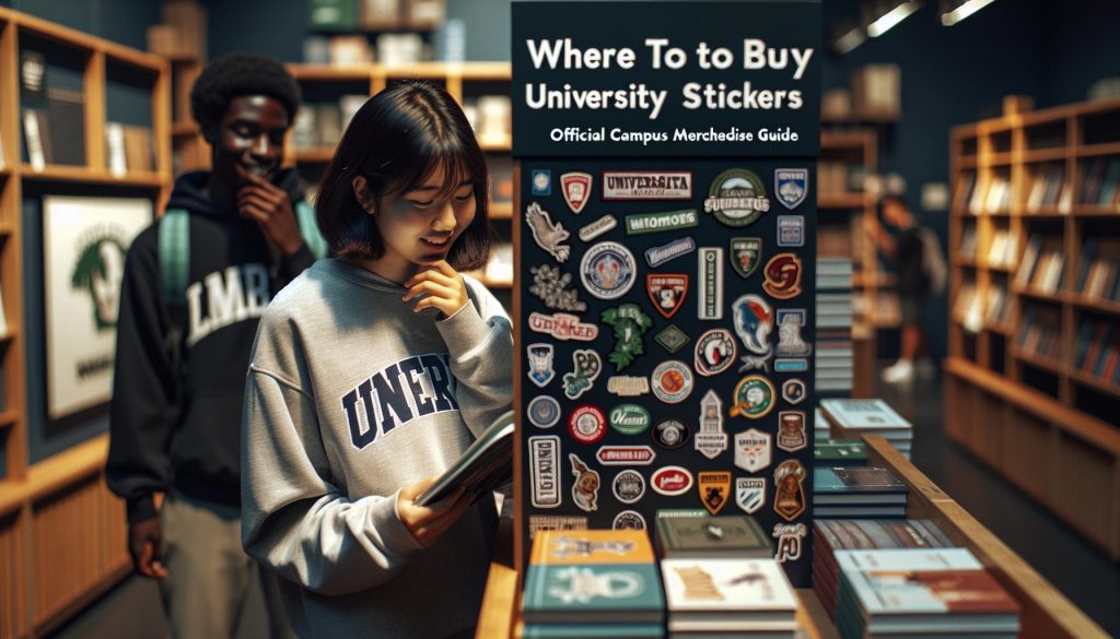 Where to Buy University Stickers: Official Campus Merchandise Guide
