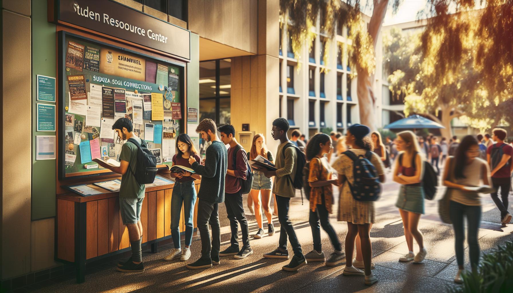 Exploring Campus Resources for Social Connections