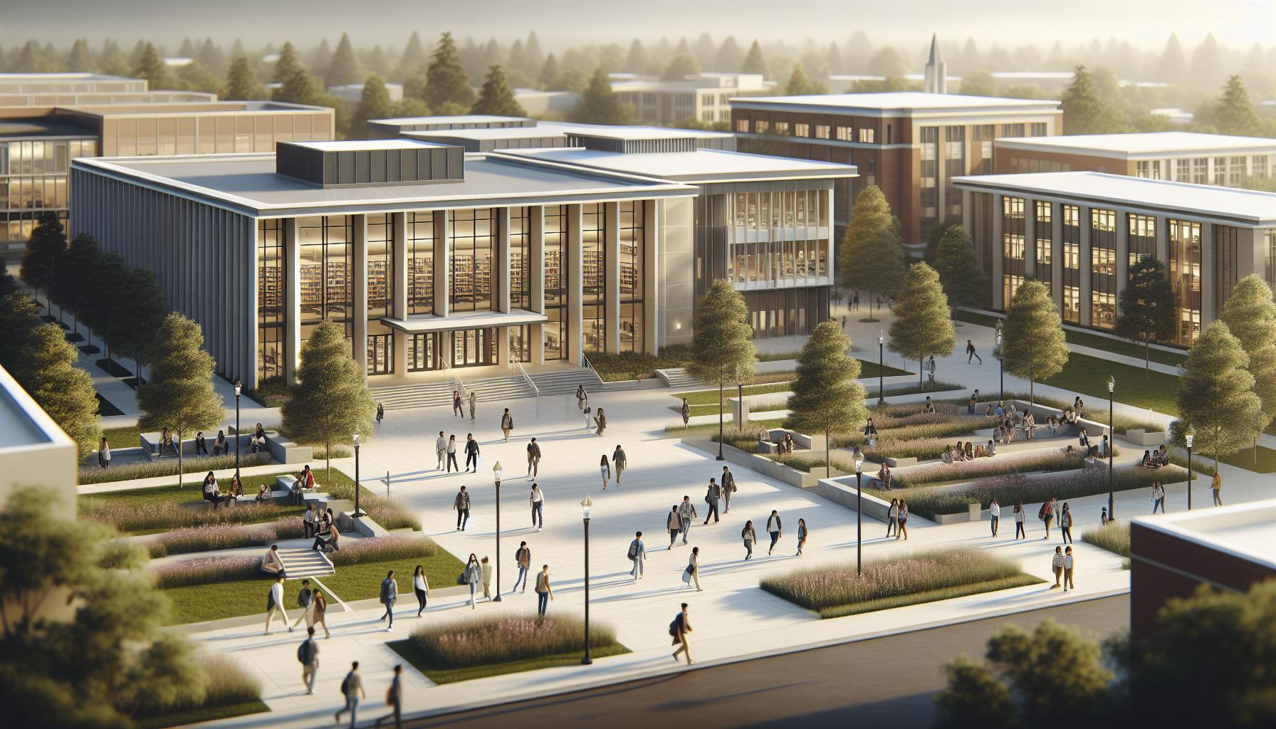 Campus Layout: Key Buildings and Facilities